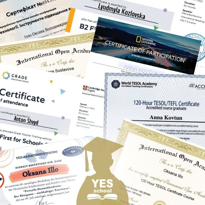 Школа іноземних мов YES school