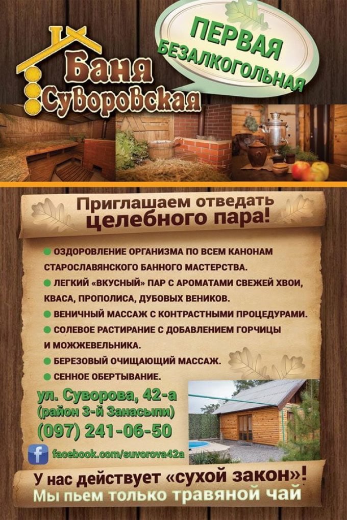 Баня Суворовская
