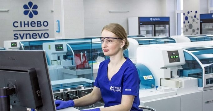 Сінево - європейська медична лабораторія.  Аналізи.