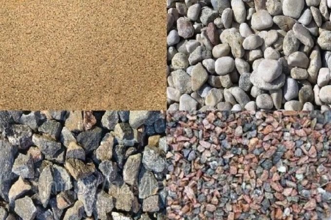 Доставка песка и щебня